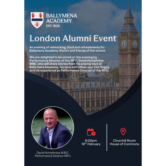 Ballymena Academy - London Alumni Event 2026